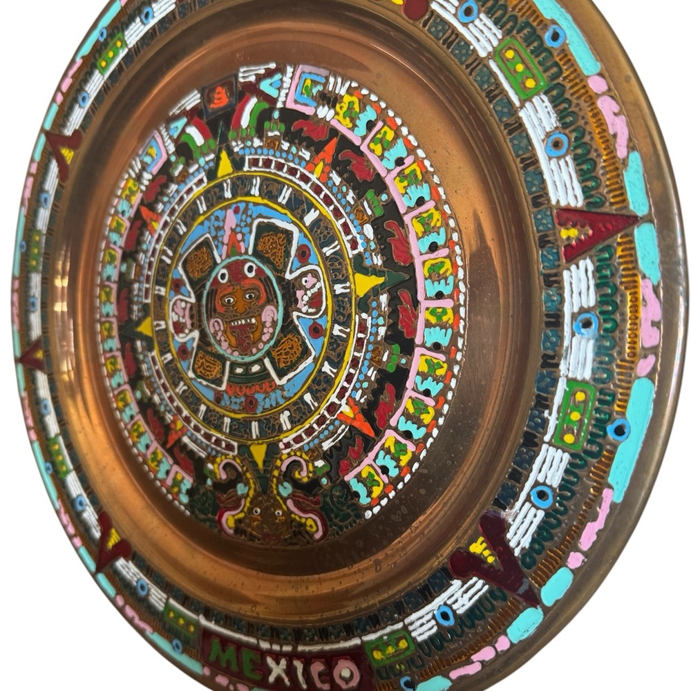Colorful Mexican Decorative Plate